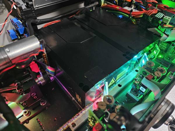 Three separate modules outputting