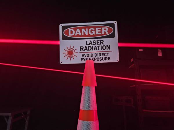 Laser Emission Sign