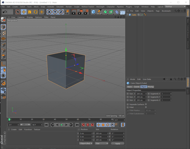 cinema 4d perspective view shortcut